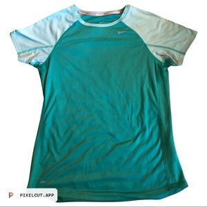 Nike Teal Dryfit Running Shirt